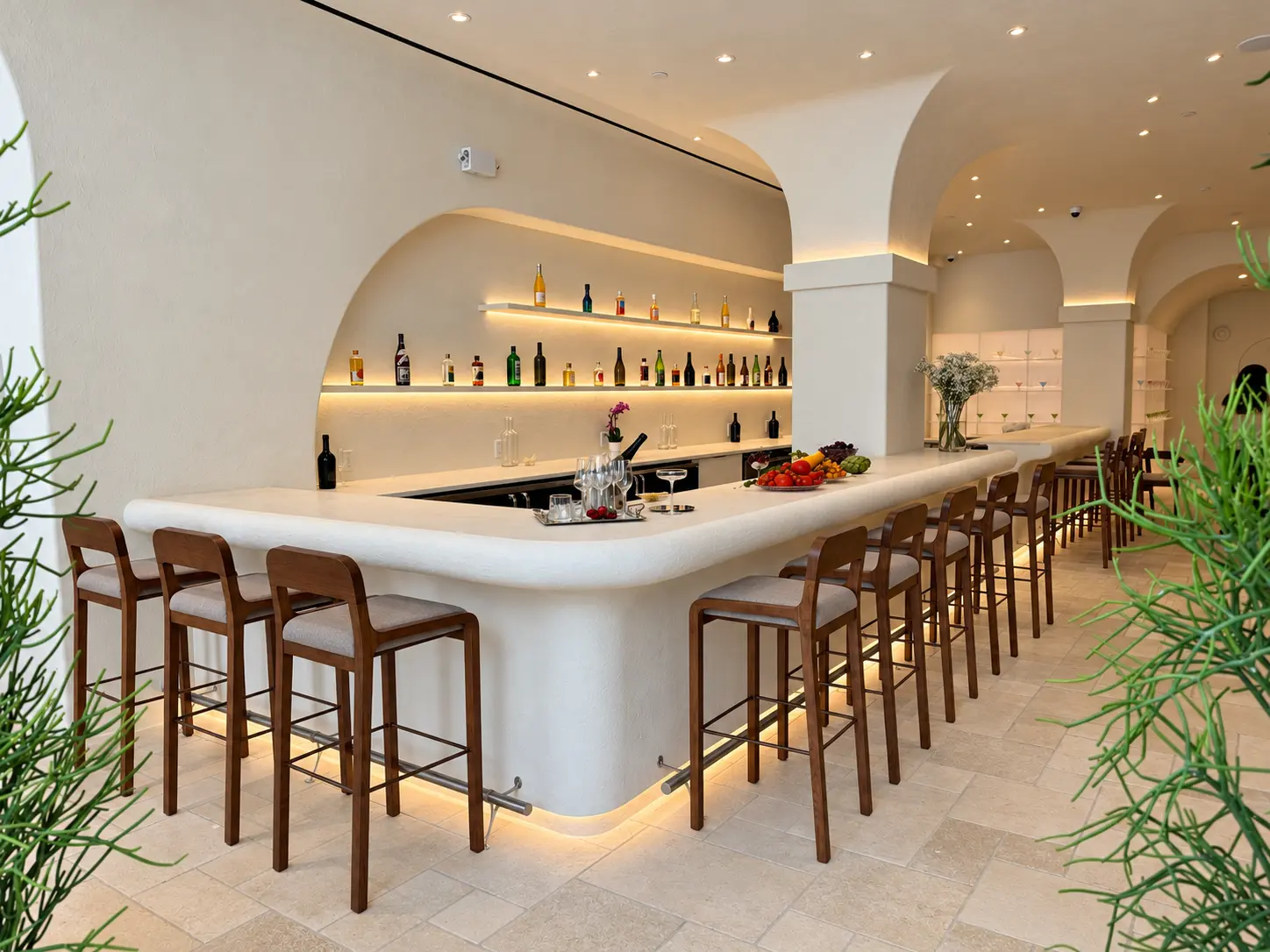 Oases bar interior — prior construction management experience